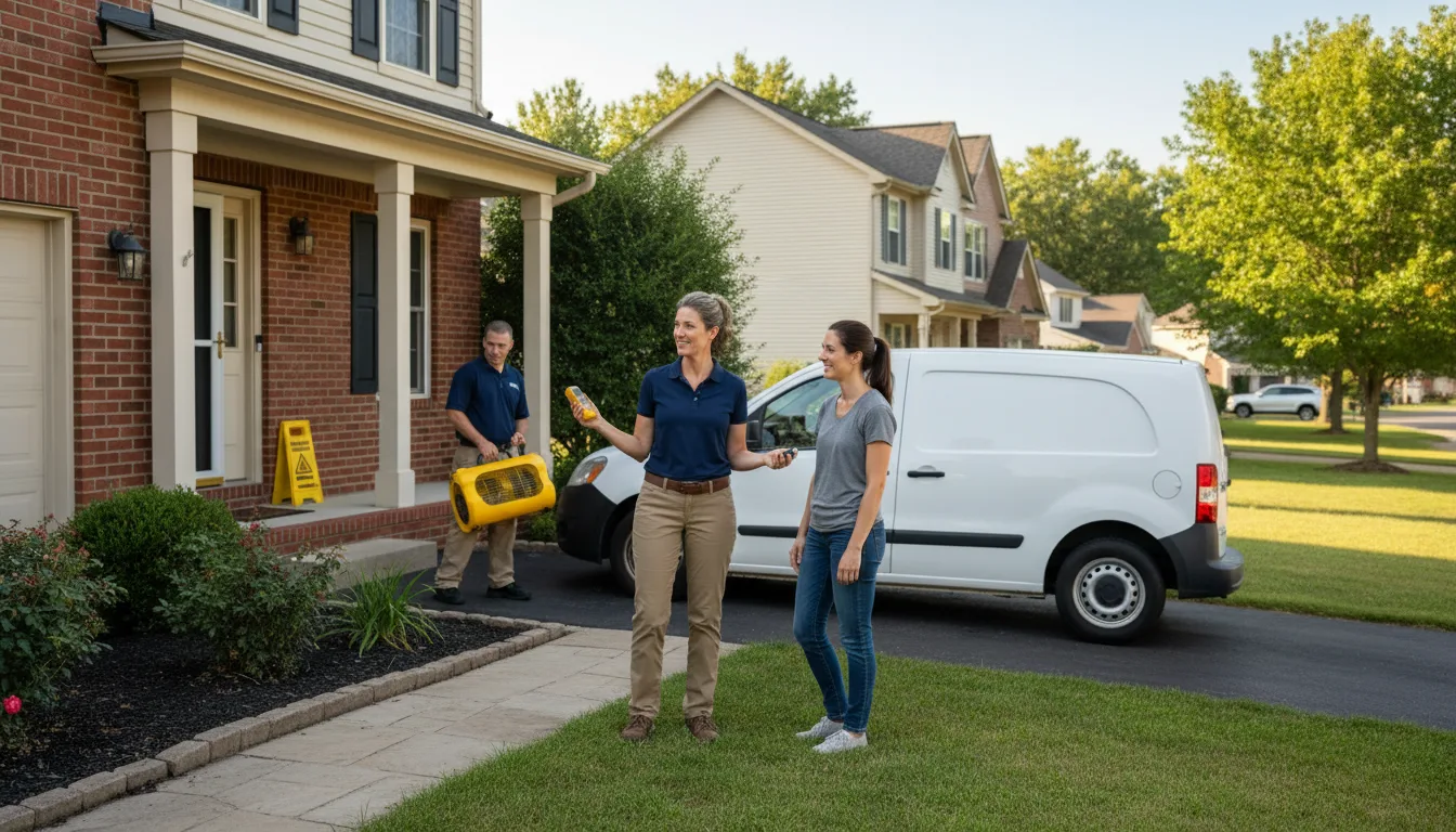 Water restoration image for Home Water Damage Repair in Clear Lake, WI